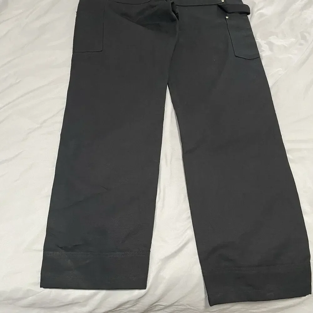 Carhartt Black Work Overalls Bib Pants
